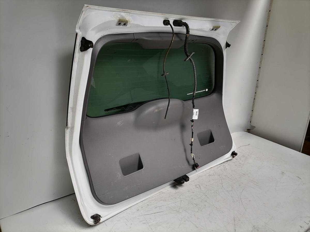 Ford Focus 2 original Heckklappe mit Heckscheibe Kombi Tunier Frost Wei&szlig; Bj.2009